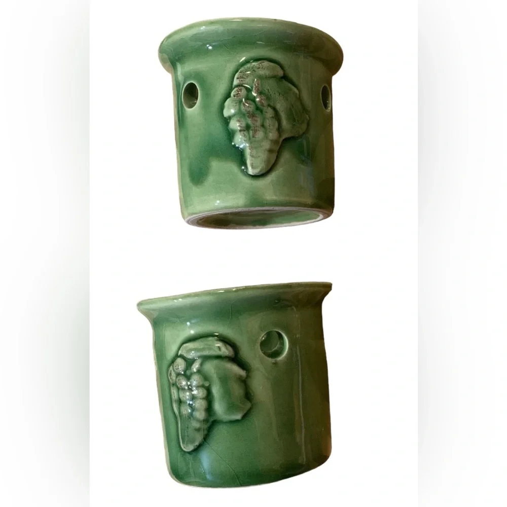 Sur La Table candle holders. Italian hand made fired ceramic candle holders.